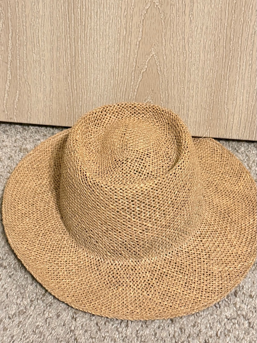 Panama Jack Natural Straw Fedora Hat - Tan